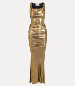 Dresses|Vivienne Westwood Liz Jersey Dress GOLD