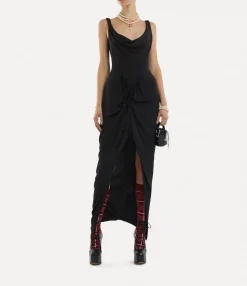 Dresses|Vivienne Westwood Long Panther Dress BLACK