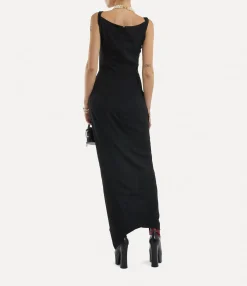 Dresses|Vivienne Westwood Long Panther Dress BLACK