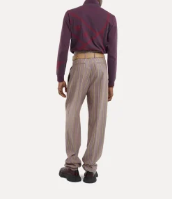 T-Shirts And Polos|Vivienne Westwood Long Sleeve Polo Top BLUE/RED