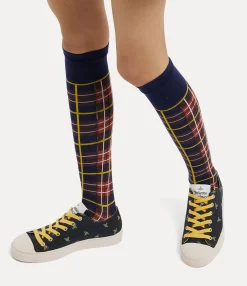 Trainers|Vivienne Westwood Low Top Canvas Plimsoll BLACK/BABY ORBS