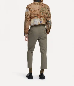 Trousers And Shorts|Vivienne Westwood M Cropped Cruise Trousers KHAKI