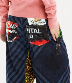 Trousers And Shorts|Trousers And Shorts|Vivienne Westwood Macca Jeans BLUE