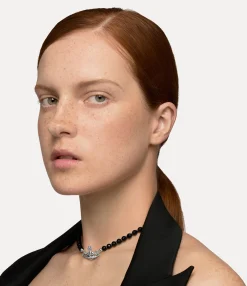 Necklaces|Necklaces|Vivienne Westwood Messaline Choker