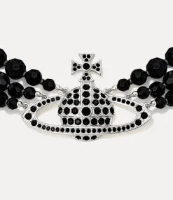 Necklaces|Classic Styles|Vivienne Westwood Messaline Three Row Choker