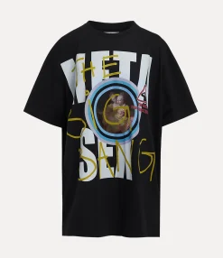 T-Shirts And Polos|Sweatshirts And T-Shirts|Vivienne Westwood Meta Sex Oversized T-shirt BLACK