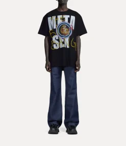 T-Shirts And Polos|Sweatshirts And T-Shirts|Vivienne Westwood Meta Sex Oversized T-shirt BLACK