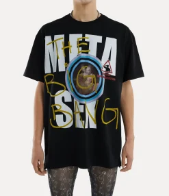 T-Shirts And Polos|Sweatshirts And T-Shirts|Vivienne Westwood Meta Sex Oversized T-shirt BLACK