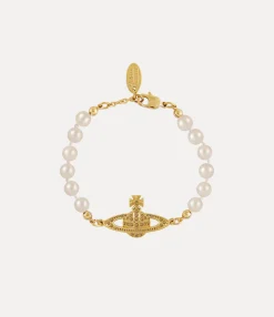 Bracelets|Classic Styles|Vivienne Westwood Mini Bas Relief Pearl Bracelet