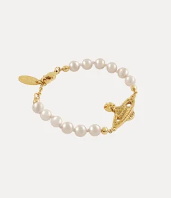 Bracelets|Classic Styles|Vivienne Westwood Mini Bas Relief Pearl Bracelet