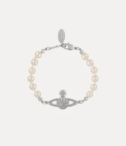 Classic Styles|Bracelets|Vivienne Westwood Mini Bas Relief Pearl Bracelet