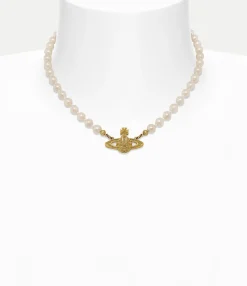 Necklaces|Classic Styles|Vivienne Westwood Mini Bas Relief Pearl Choker