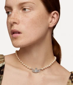 Necklaces|Classic Styles|Vivienne Westwood Mini Bas Relief Pearl Choker