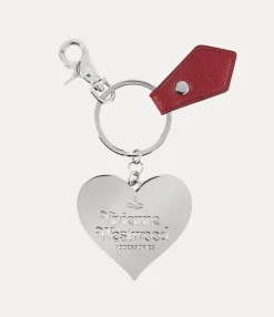 Keyrings|Keyrings|Vivienne Westwood Mirror Heart Orb Keyring