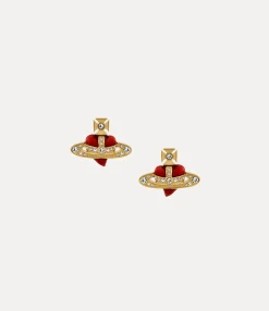 Classic Styles|Earrings|Vivienne Westwood New Diamante Heart Earrings