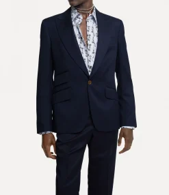 Coats And Jackets|Vivienne Westwood One Button Jacket NAVY