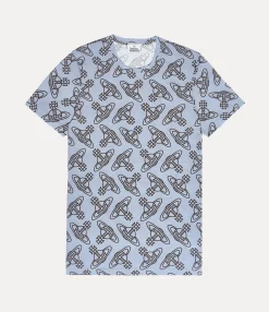T-Shirts And Polos|Sweatshirts And T-Shirts|Vivienne Westwood Orb Allover Undershirt GREY