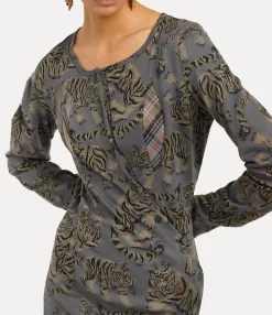 Dresses|Vivienne Westwood Orgy Cardigan Dress GRAY TIGER