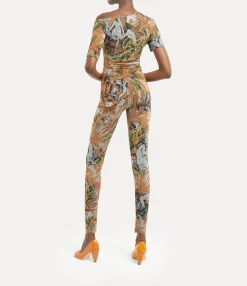 Sweatshirts And T-Shirts|Vivienne Westwood Orgy Shoulder T-shirt JUNGLE PRINT