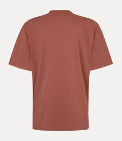 T-Shirts And Polos|Sweatshirts And T-Shirts|Vivienne Westwood Propaganda Oversized T-shirt COGNAC