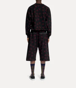 Knitwear And Sweatshirts|Vivienne Westwood Raglan Sweatshirt BLACK/RED