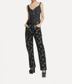 Trousers And Shorts|Vivienne Westwood Ranch Jeans BLACK/ORBS