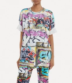 T-Shirts And Polos|Sweatshirts And T-Shirts|Vivienne Westwood Rescue T-shirt GRAFFITI