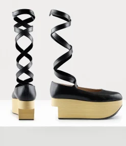 Platforms|Vivienne Westwood Rockinghorse Ballerina BLACK