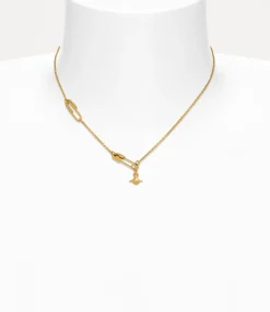 Necklaces|Vivienne Westwood Safety Pin Pendant Necklace