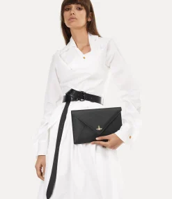 Clutches|Vivienne Westwood Saffiano Envelope Clutch