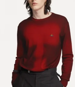 Knitwear And Sweatshirts|Vivienne Westwood Sean Round Neck Jumper RED/BLACK