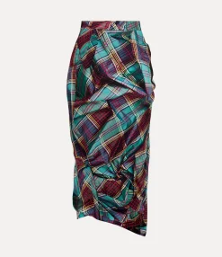 Skirts|Vivienne Westwood Side Panther Skirt MULTI TARTAN
