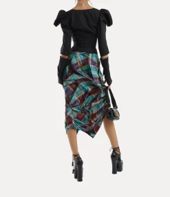 Skirts|Vivienne Westwood Side Panther Skirt MULTI TARTAN