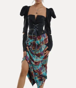 Skirts|Vivienne Westwood Side Panther Skirt MULTI TARTAN
