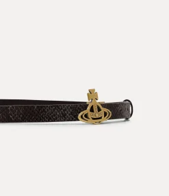 Belts And Harnesses|Belts And Harnesses|Vivienne Westwood Small Line Orb Buckle Belt