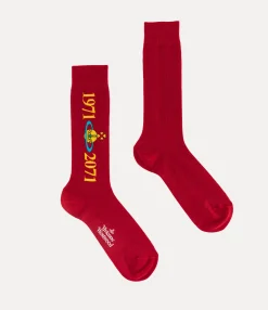 Socks|Socks And Tights|Vivienne Westwood Soccer Sock RED