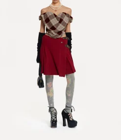 Tops And Shirts|Corsets|Vivienne Westwood Sunday Corset Top RED CHECK