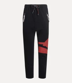 Trousers And Shorts|Vivienne Westwood Sunken Orb Football Trousers BLACK