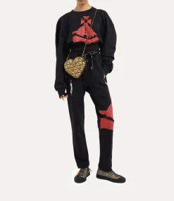 Trousers And Shorts|Vivienne Westwood Sunken Orb Football Trousers BLACK