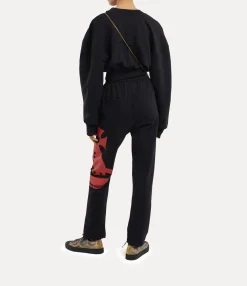 Trousers And Shorts|Vivienne Westwood Sunken Orb Football Trousers BLACK