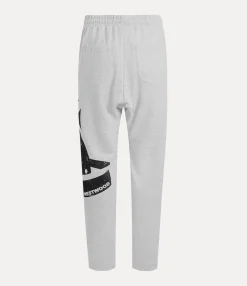 Trousers And Shorts|Vivienne Westwood Sunken Orb Football Trousers GREY MELANGE