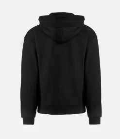 Knitwear And Sweatshirts|Vivienne Westwood Sunken Orb Zip Hoodie BLACK