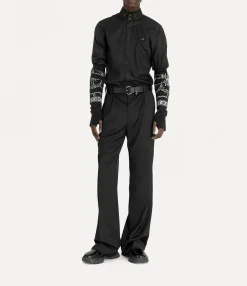 Shirts|Vivienne Westwood Two Button Krall Shirt BLACK