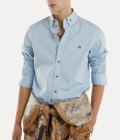 Shirts|Vivienne Westwood Two Button Krall Shirt BLUE