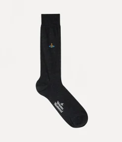 Socks|Socks And Tights|Vivienne Westwood Uni Colour Sock ANTHRACITE