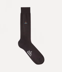 Socks|Socks And Tights|Vivienne Westwood Uni Colour Sock BROWN