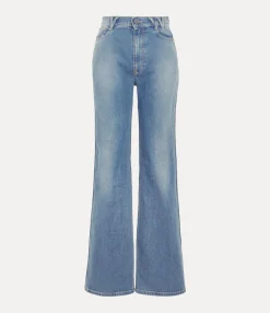 Trousers And Shorts|Vivienne Westwood W Ray 5 Pocket Jeans BLUE