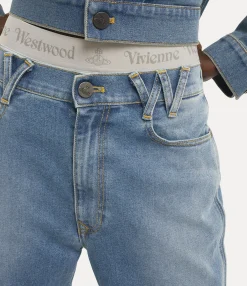 Trousers And Shorts|Vivienne Westwood W Ray 5 Pocket Jeans BLUE
