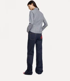 Tops And Shirts|Vivienne Westwood W Violin Shirt NAVY